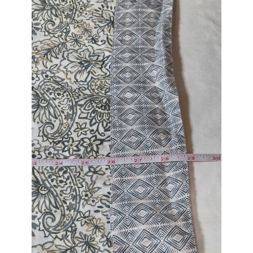 Sigrid Olsen 100% Linen Tunic Top Women's Small Paisley Floral 3/4 Sleeve Boho - Picture 9 of 9